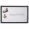 22" x 35" Black Framed Magnetic Dry Erase Board by B2C®